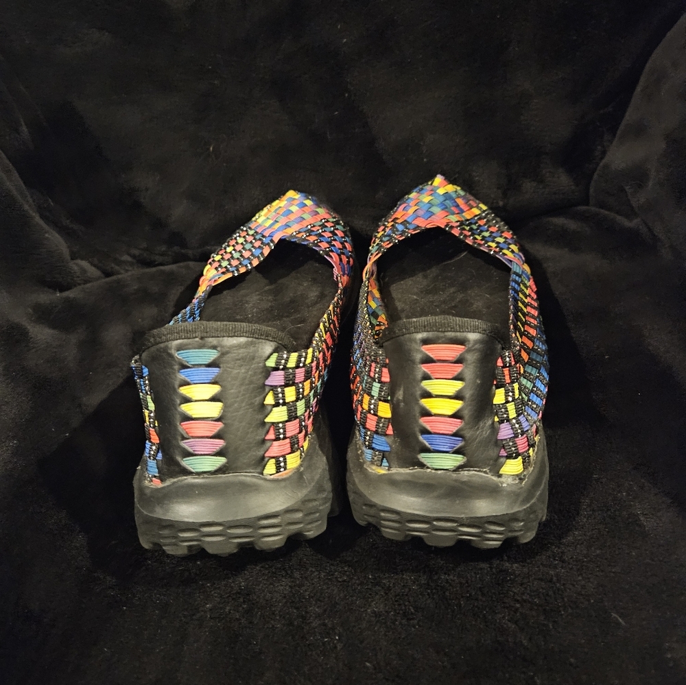 Faded Glory Multicolor Woven Flats - Picture 3 of 7